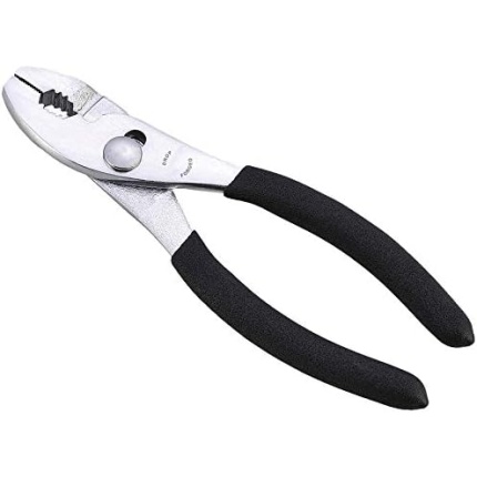 Edward Tools Slip Joint Pliers 6” - Heavy Duty Carbon Steel